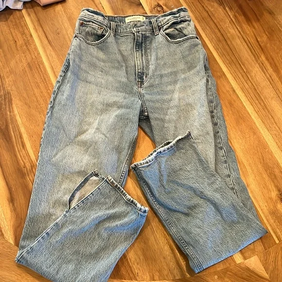 Abercrombie & fitch the 90s straight ultra high rise - Picture 1 of 1